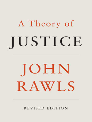 cover image of A Theory of Justice